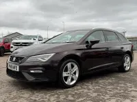 Used Seat Leon ST FR 150 HP (110 kW) 2018 Purple Estate