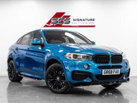 Used BMW X6 M Sport 258 HP (189 kW) 2018 Blue SUV