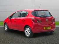 Used Vauxhall Corsa Design Edition 90 HP (66 kW) 2019 Red Hatchback
