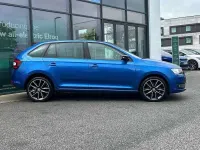 Used Skoda Rapid Sport 108 HP (79 kW) 2017 Race blue metallic Hatchback