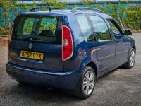 Used Skoda Roomster 105 HP (77 kW) 2007 Blue MPV