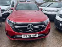Used Mercedes EQC400 AMG line 300 kW (408 HP) 2020 Red SUV