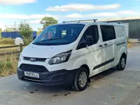 Used Ford Transit Custom 103 HP (75 kW) 2017 White Van