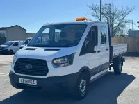 Used Ford Transit 130 HP (95 kW) 2019 White Cabriolet