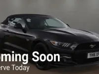 Used Ford Mustang GT Convertible 2016 Black Cabriolet