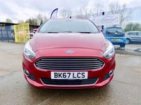 Used Ford S-MAX Titanium 150 HP (110 kW) 2017 Red MPV