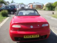 Used MG TF 135 HP (99 kW) 2004 Red Cabriolet