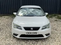 Used Seat Leon SE 110 HP (80 kW) 2014 White Hatchback