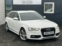 Usado Audi A4 S-Line 177 CV (130 kW) 2012 Blanco Familiar