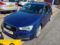 Used Audi A3 S-Line 2013 Blue Hatchback