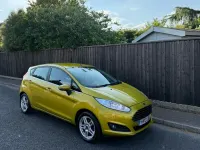 Used Ford Fiesta Zetec 2013 Yellow Hatchback