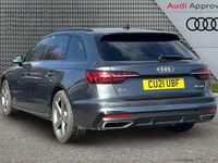 Used Audi A4 Black Edition 161 HP (118 kW) 2021 Daytona gray pearlescent Estate