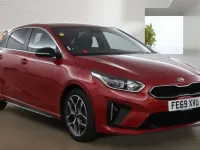 Used Kia Ceed GT-Line 118 HP (86 kW) 2019 Red Hatchback