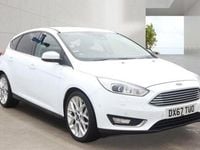 Used Ford Focus Titanium X 125 HP (91 kW) 2017 White Hatchback