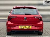 Used VW Polo Life 95 HP (69 kW) 2023 Kings red premium metallic Hatchback