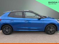 Used Skoda Fabia Colour Edition 85 HP (62 kW) 2024 Race blue metallic black magic pearl effect Hatchback