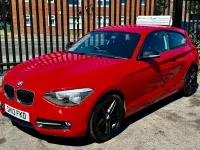 Used BMW 114 Sport Line 2013 Red Hatchback