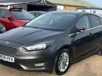 Used Ford Focus Zetec 125 HP (91 kW) 2018 Black Hatchback