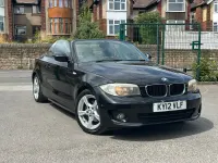 Used BMW 118 Cabriolet Sport Line 2012 Black Cabriolet