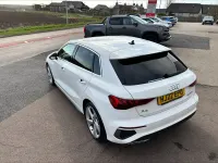 Used Audi A3 S-Line 150 HP (110 kW) 2022 White Sedan