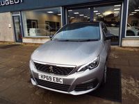 Used Peugeot 308 GT-line 129 HP (94 kW) 2019 Grey Hatchback