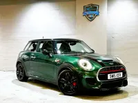 Begagnad Mini John Cooper Works Hatch 2015 Grön Halvkombi