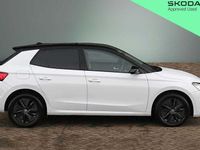 Used Skoda Fabia Design Edition 116 HP (85 kW) 2025 Moon white metallic black magic pearl effect Hatchback