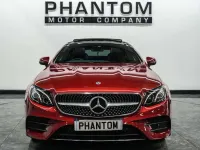 Used Mercedes E220 AMG line 194 HP (142 kW) 2018 Red Coupe