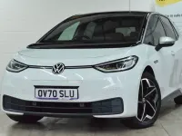 Usado VW ID.3 Pro 150 kW (204 CV) 2020 Blanco Utilitario
