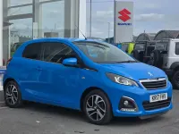 Used Peugeot 108 Allure 82 HP (60 kW) 2017 Blue Hatchback