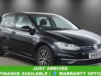 Used VW Golf VII SE 130 HP (95 kW) 2018 Black Hatchback