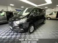 Used Ford Transit Custom Limited 130 HP (95 kW) 2021 Black Van