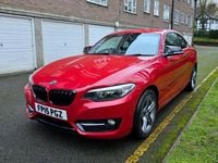 Used BMW 218 Sport Line 143 HP (105 kW) 2015 Red Coupe
