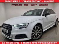 Used Audi A3 Sportback Black Edition 184 HP (135 kW) 2017 White Hatchback