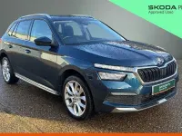 Used Skoda Kamiq SE L 110 HP (80 kW) 2020 Petrol blue metallic SUV