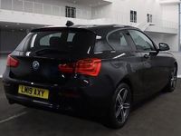 Used BMW 118 Sport Line 136 HP (100 kW) 2019 Black Hatchback