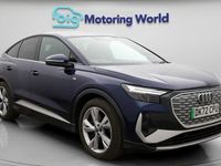 Used Audi Q4 Sportback e-tron S-Line 150 kW (204 HP) 2023 Blue SUV
