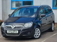 Used Vauxhall Zafira Design Edition 2012 Black MPV
