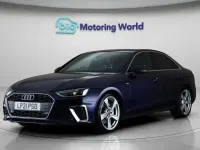 Used Audi A4 S-Line 204 HP (150 kW) 2021 Blue Sedan