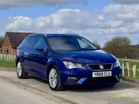 Used Seat Leon ST SE Dynamic 115 HP (84 kW) 2018 Blue Estate