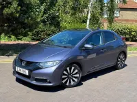 Used Honda Civic SR 2014 Blue Hatchback