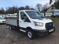 Usado Ford Transit S 130 CV (95 kW) 2021 Blanco Descapotable