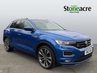Used VW T-Roc R-line 150 HP (110 kW) 2021 Blue SUV