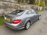 Używany Mercedes C220 Sport Edition 2014 Srebrny Coupe