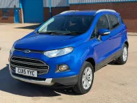 Used Ford Ecosport Titanium 2015 Blue SUV