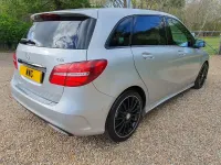 Used Mercedes B180 AMG line 109 HP (80 kW) 2015 Silver Hatchback