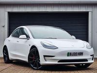 Used Tesla Model 3 Performance 461 kW (627 HP) 2020 White Sedan