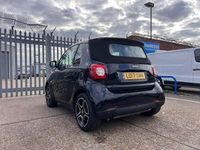 Used Smart ForTwo Cabrio Premium 71 HP (52 kW) 2017 Black Cabriolet
