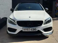 Used Mercedes C220 AMG Line Premium 170 HP (125 kW) 2017 White Coupe