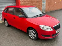 Begagnad Skoda Fabia 2012 Röd Kombi